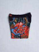 MANTO ONI FIGHT SHORTS-black